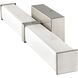 Tron LED 18 inch Brushed Nickel Vanity Light Bar Wall Light